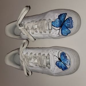 Custom painted Air Force 1s